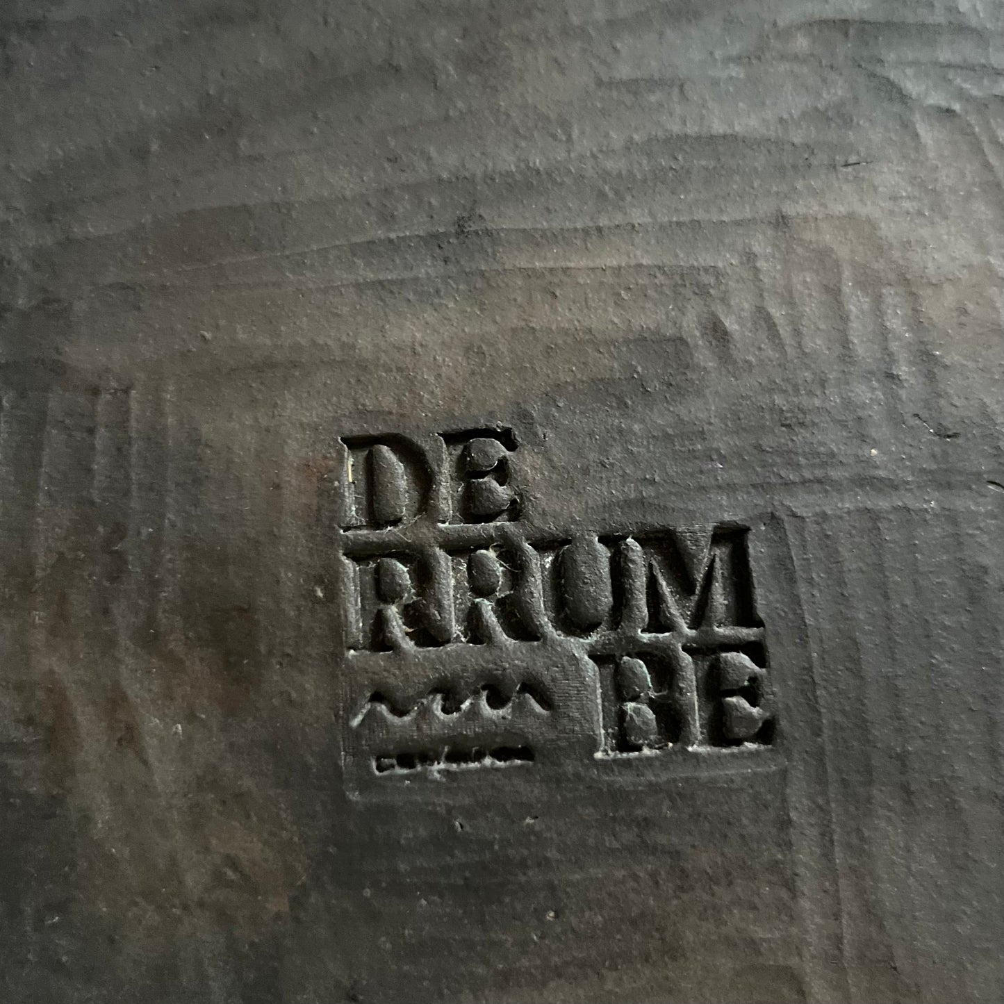 DERRUMBE Smoked Moon Ceramic Plate