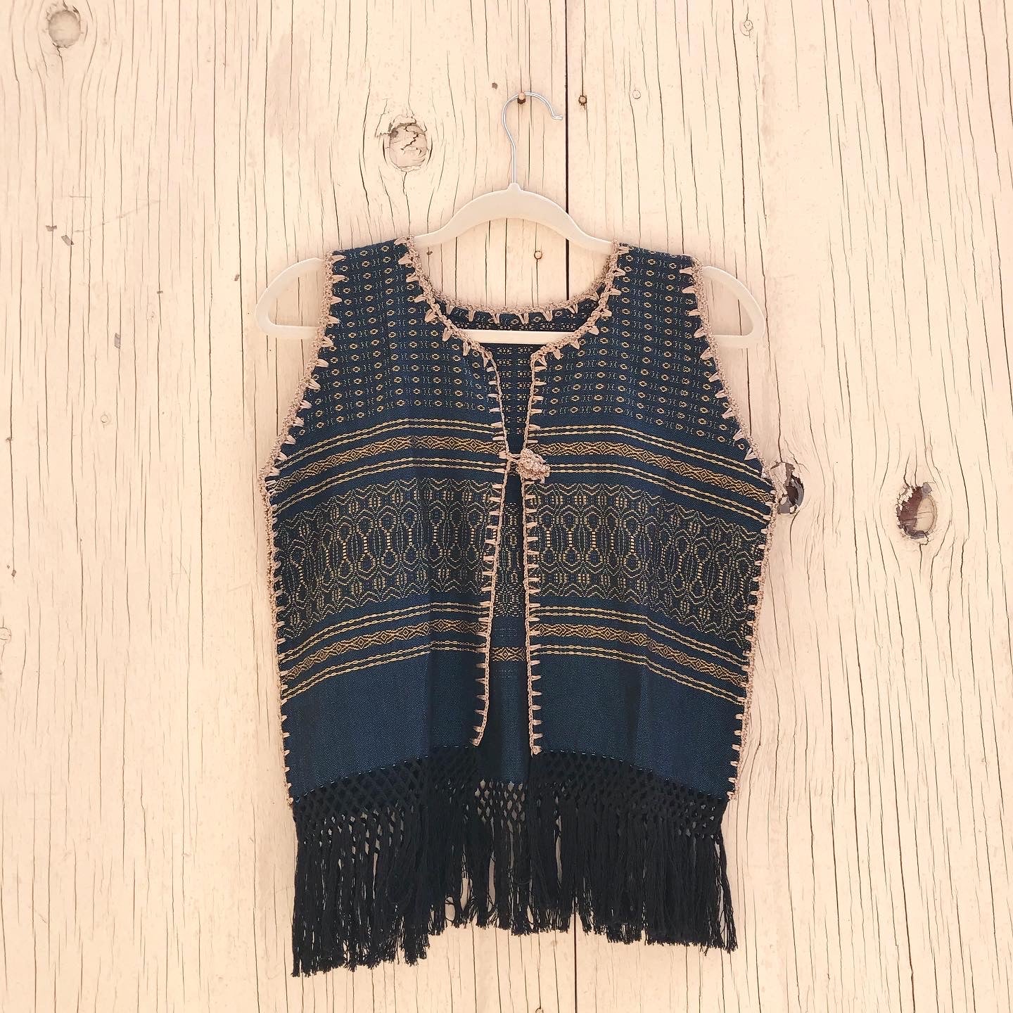 Women’s Tapestry Vest in Blue