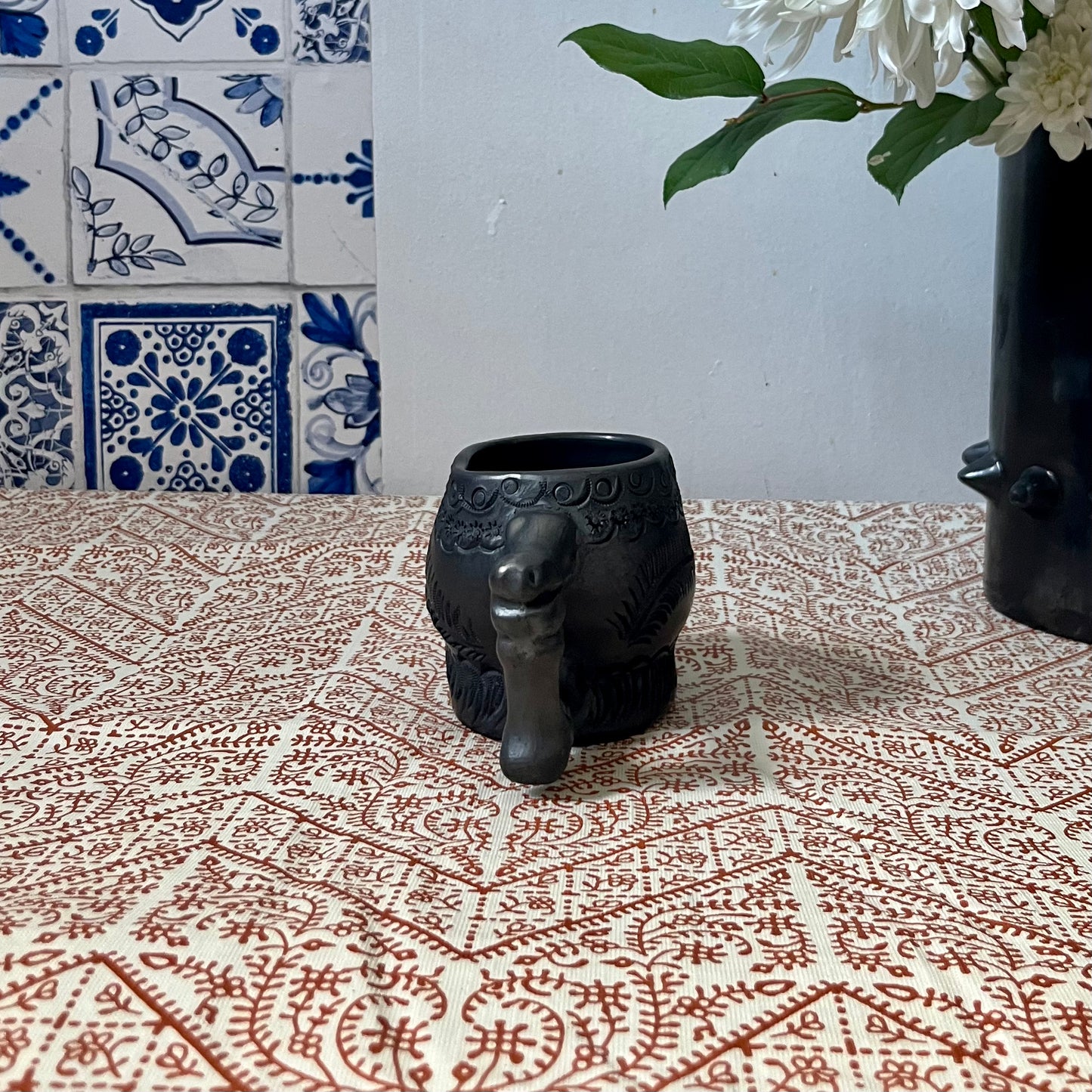 Barro Negro Skull Mug